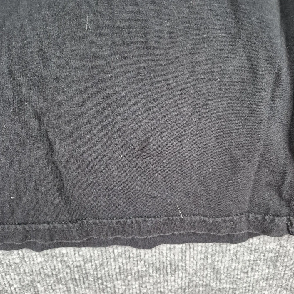 The North Face‎ T-Shirt Men's Medium Black Red Crewneck S-Sleeve Spellout Casual